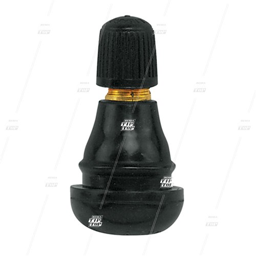 TR412 Snap-In Car Valve Short - Core In, Cap On (bag/100)