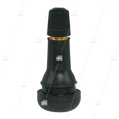 TR413 Snap-In Car Valve - Cores In, Black Cap (bag/100)