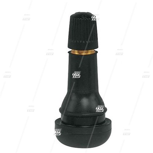TR414 Snap-In Car Valve Short - Core In, Cap On (bag/100)