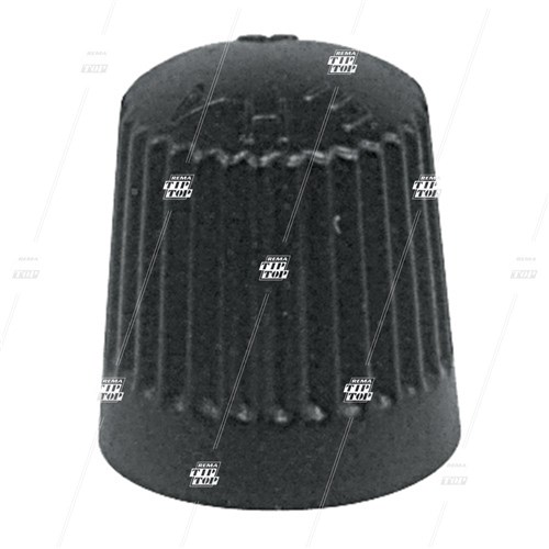 Black Soft Plastic Valve Cap (bag/100)