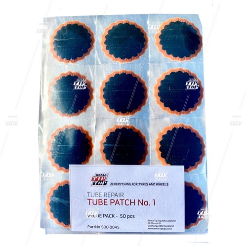 Rema Tip Top Tube Repair Patch - No. 1 (Value Pack 50)