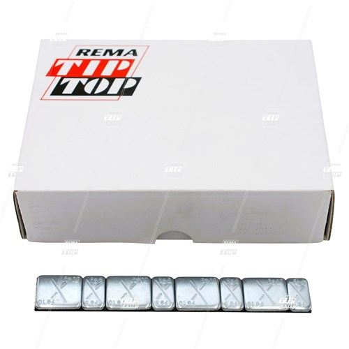 60g REMA TIP TOP, Steel Stick-on Wheel Weights - Silver (box/50)