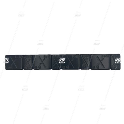 60g REMA TIP TOP, Steel Stick-on Wheel Weights - Black (box/50)