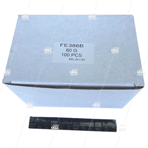 60g Steel Stick-on Wheel Weights - Black (box/100)