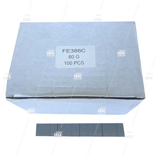 60g Steel Stick-on Wheel Weights - Grey (box/100)