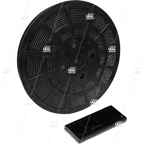 REMA TIP TOP, Steel Stick-on Wheel Weights Roll - Black (5kg)