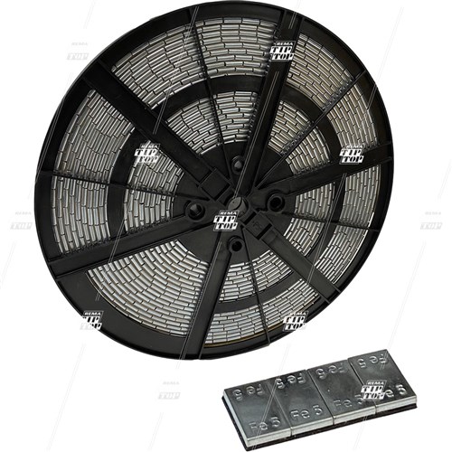 REMA TIP TOP, Steel Stick-on Wheel Weights Roll - Silver (5kg)