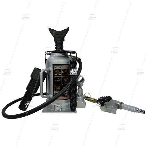 20T, Air/Hydraulic Bottle Jack - High
