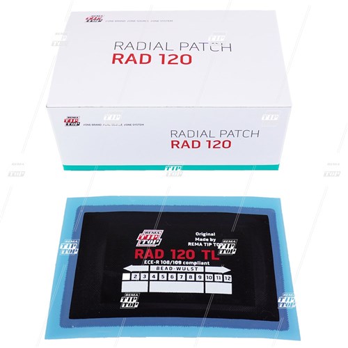 Rema Tip Top Radial Tyre Repair Patch, RAD120
