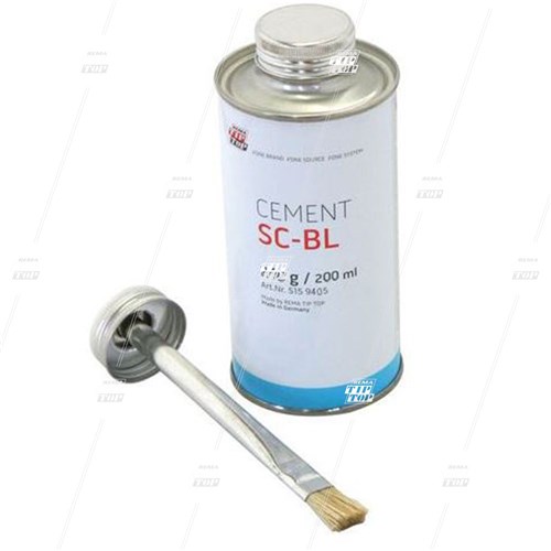 Rema Tip Top Patch Cement SC-BL, 200g Tin with Brush, CFC Free