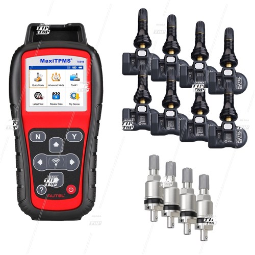 TPMS Scan Tool, AUTEL TS508WF in Bundle with 8 Sensors