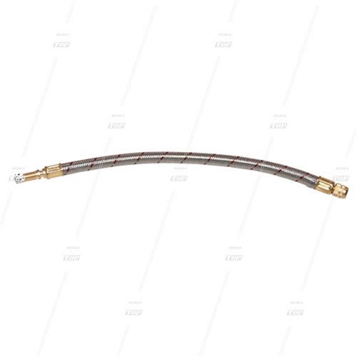300mm Flexible Braided, Truck Valve Extension - Round Nut