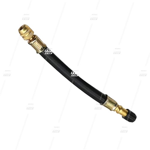 160mm Flexible Rubber, Truck Valve Extension - Round Nut