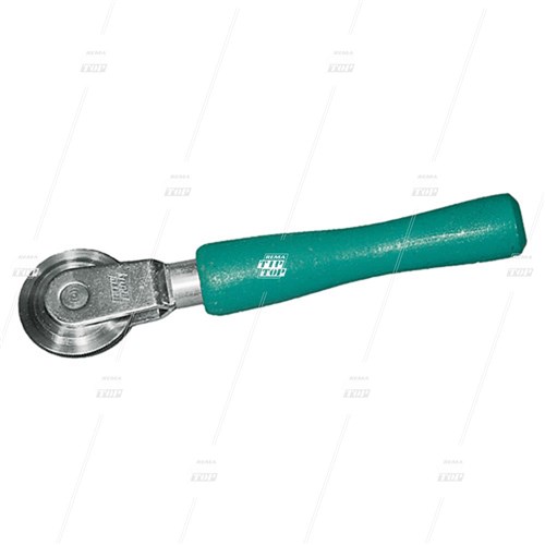 Rema Tip Top Patch Stitcher 35mm x 4mm, Corrugated with Ball Bearing, Wooden Handle