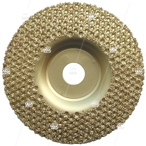 23 Grit, 102mm Buffing Carbide, Copper Flat Disc - 16mm Bore