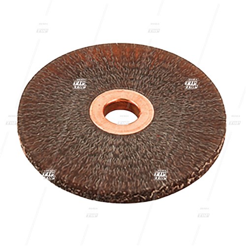 Rotary Embedded Wire Brush, 75mm x 10mm, 1/2