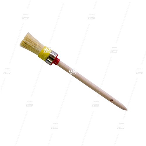Round Brush with Wooden Handle, 230mm